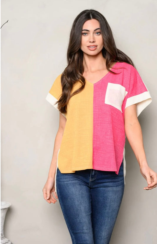 Colorblock Top